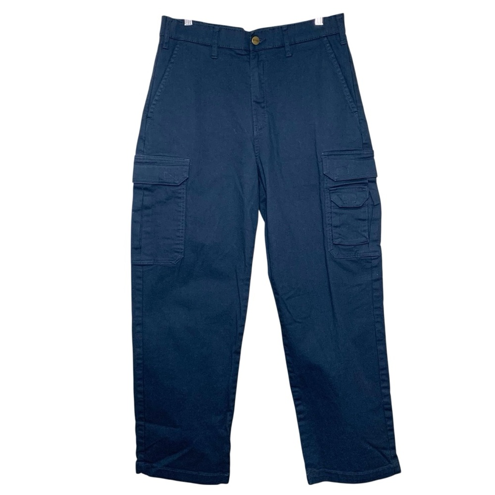 Dakota Work Pro Navy Blue Cargo Pants Stretch Sz 34X30 (Real 32" W)  Work Wear